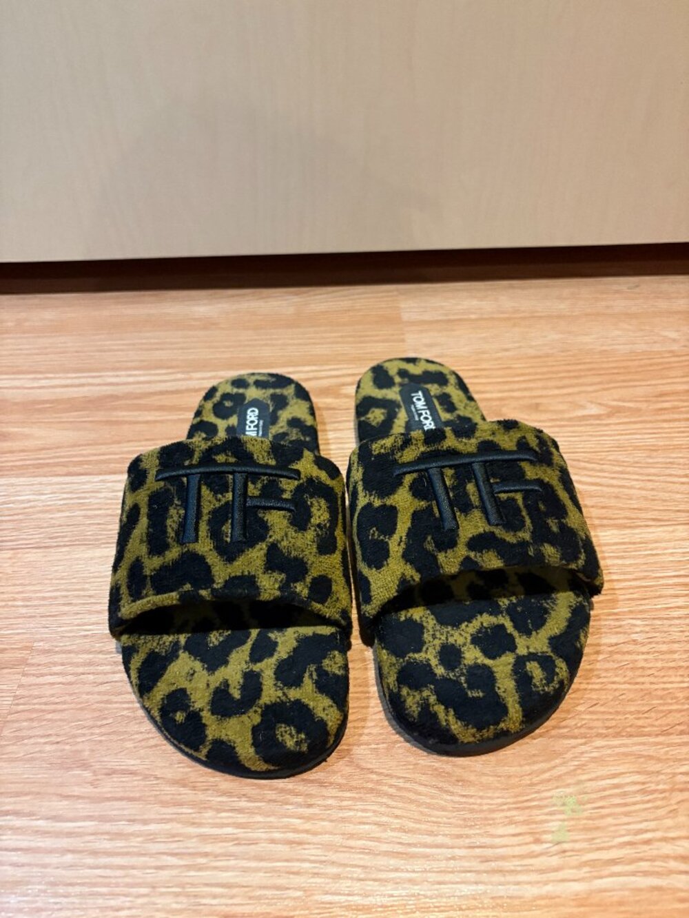Leopard Tom Ford Slides